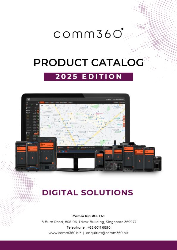 Product catalogue for Comm360